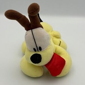 VTG Odie Plush 7" Garfield Dog Stuffed Animal Play by Play Paws Tongue Out
